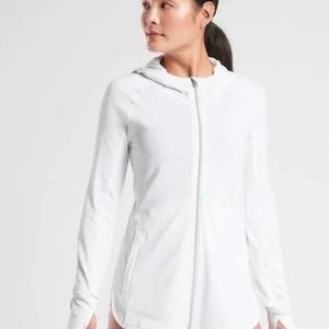 Athleta Baja UPF Jacket, Bright White  #755726. Size M